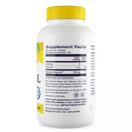 Egészséges eredet Ubiquinol 100mg 150 SoftGels