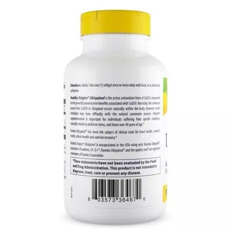 Healthy Origins Ubiquinol 100mg Softgels
