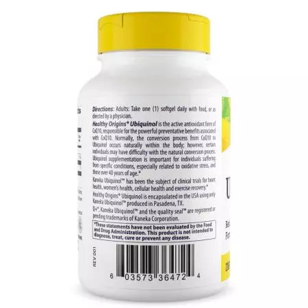 Egészséges eredet Ubiquinol 200 mg 30 softgeel