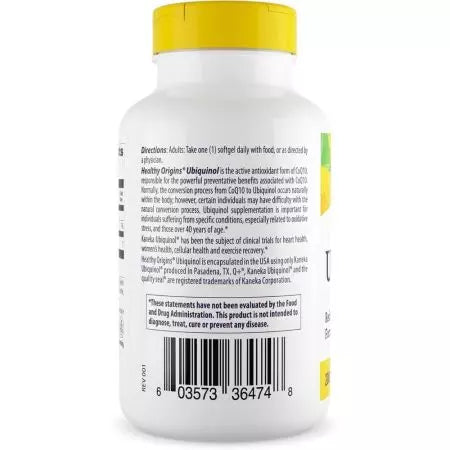 Origini sane ubiquinolo 200mg 60 Softgels