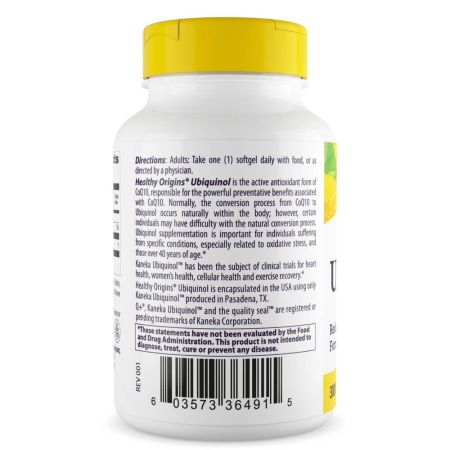 Zdrowe pochodzenie ubiquinol 300 mg 30 softgels