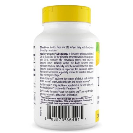 Healthy Origins Ubiquinol 300mg 30 Softgels