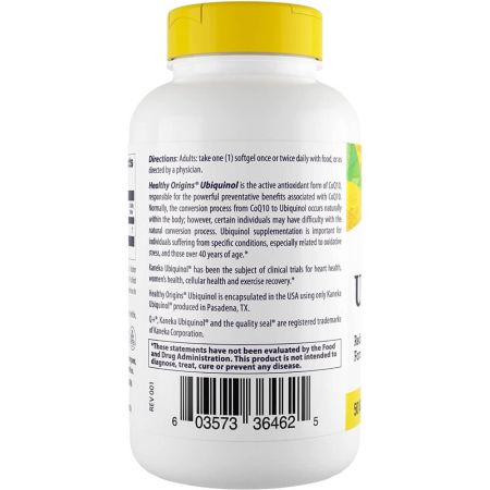 Zdravý původ ubiquinol 50mg 150 softgelů