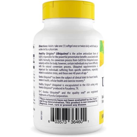 Healthy Origins Ubiquinol 50mg 60 Softgels