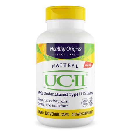 Origins saludables UC II, colágeno tipo II indesurado 40mg 60 Cápsulas vegetarianas