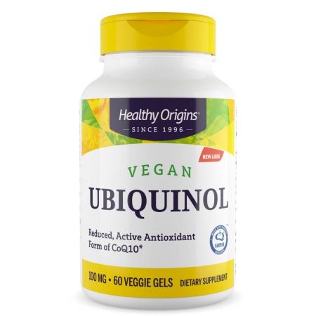 Tervislik päritolu vegan ubquinol 100 mg 60 pehmed käigud