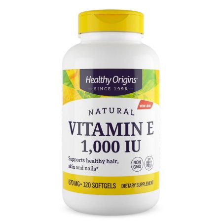 Origini sane vitamina E 1.000iu 120 Softgels