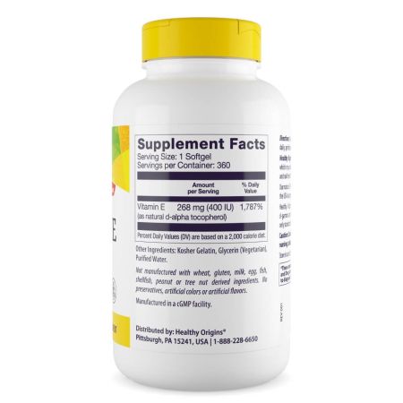 Υγιή Origins Vitamin E 400IU 360 Softgels