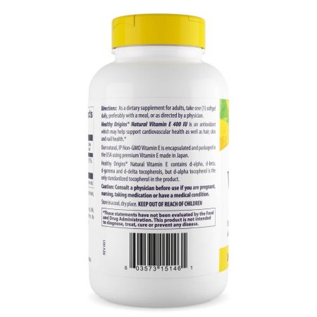 Υγιή Origins Vitamin E 400IU 360 Softgels