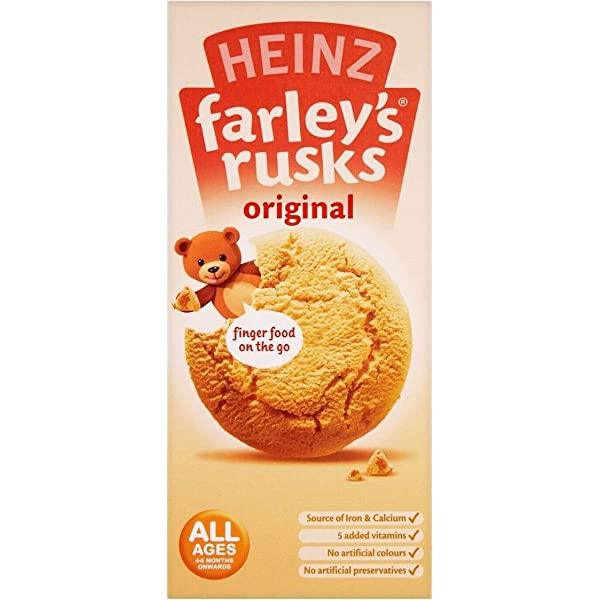 Heinz Farleys Rusks Reduced Sugar Original Pack of 9 - welzo