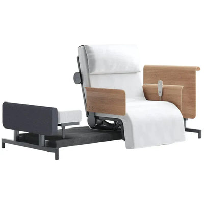 Electric Rotating Chair Bed for Home Use – RotoBed Home with SafeSleep Mattress & Height Adjustment