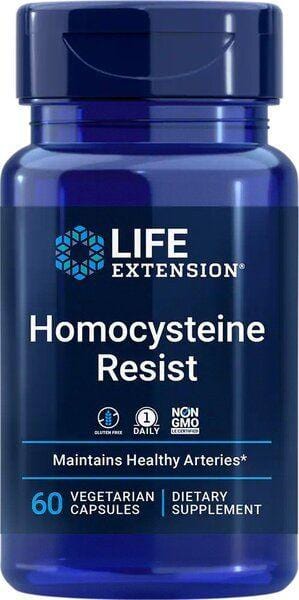 Homocysteine Resist, 60 Vegetarian Capsules - Life Extension - welzo