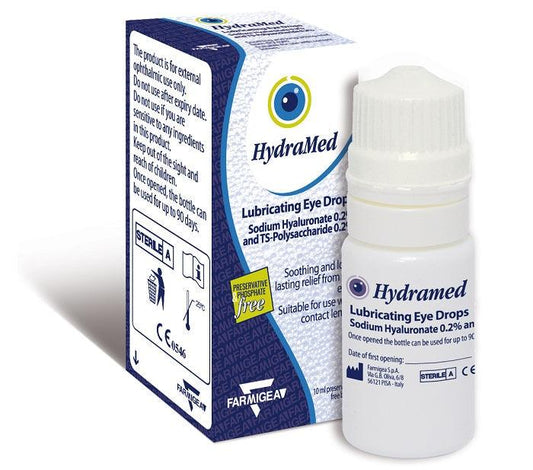Hydramed 0.2% Eye Drops 10ml - welzo