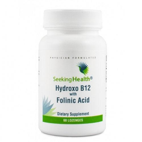 Hydroxo B12 with Folinic Acid - 60 Lozenges - Seeking Health - welzo