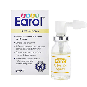 Baby Earol Ear Wax Remover Olive Oil Spray 10ml - welzo