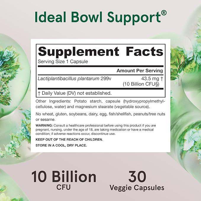 Ideal Bowel Support 299v, 30 Capsules - Jarrow Formulas - welzo