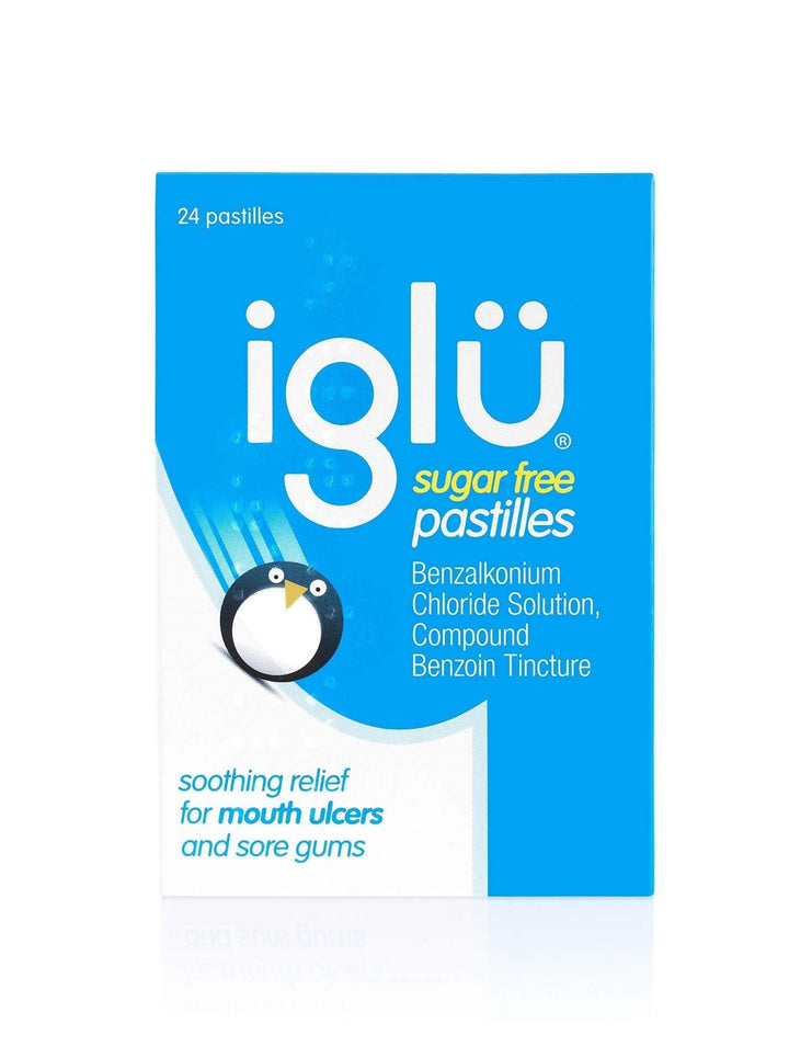 Iglu Sugar Free Pastilles for Mouth Ulcers Pack of 24 - welzo