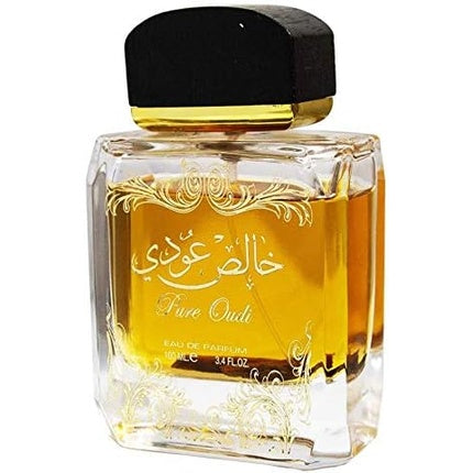 Pure Oudi Khalis Oudi 100ml EDP Spray by Lattafa Nutmeg Agarwood