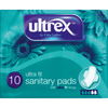 Ultrex Ultra Fit Sanitary Pads with Wings Pack of 10 - welzo