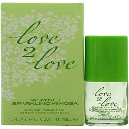 Love 2 Love Jasmine Plus Sparkling Mimosa Eau de Toilette 11ml Spray for Her