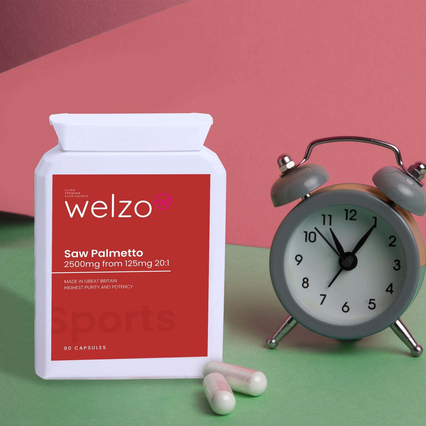 Welzo Saw Palmetto 2500mg from 125mg 20:1 Extract 90 Capsules