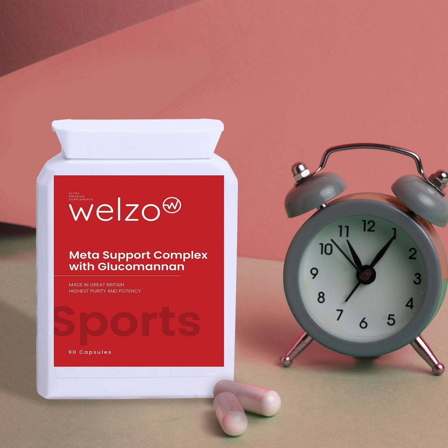 Welzo Meta Support Complex med Glucomannan 90 kapsler