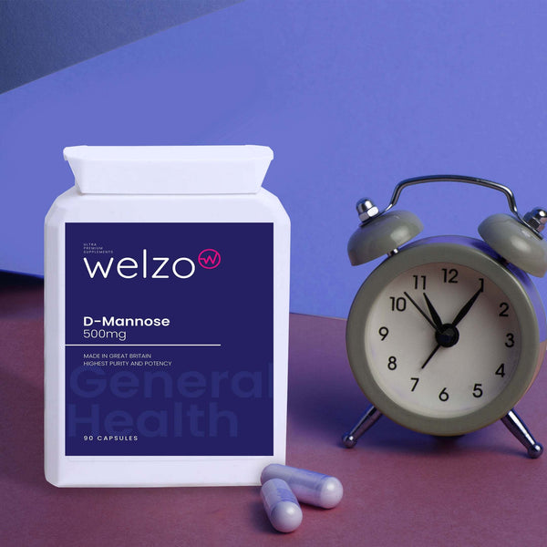 Welzo D-Mannose 500mg 90 Capsules