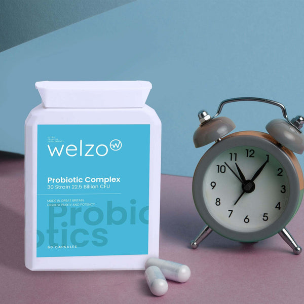 Welzo Probiotic Complex 60 Capsules - 30 Strain 22.5 Billion CFU