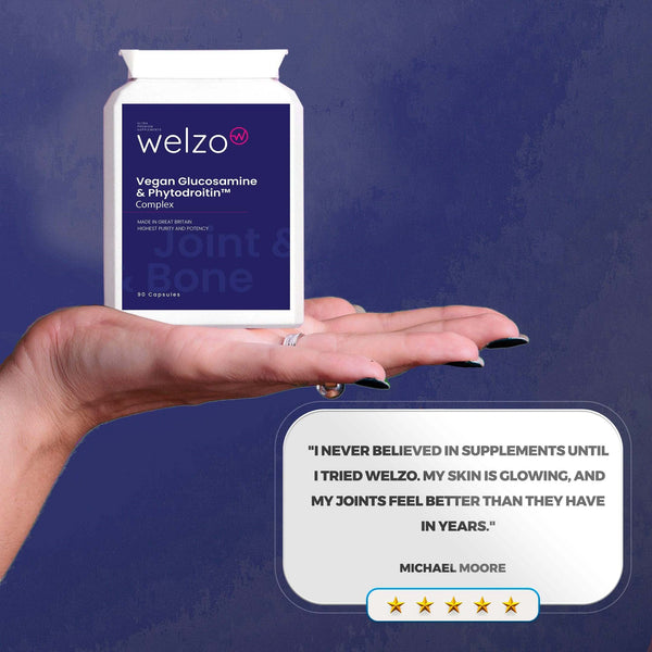 Welzo Vegan Glucosamine & Phytodroitin™ Complex 90 Capsules