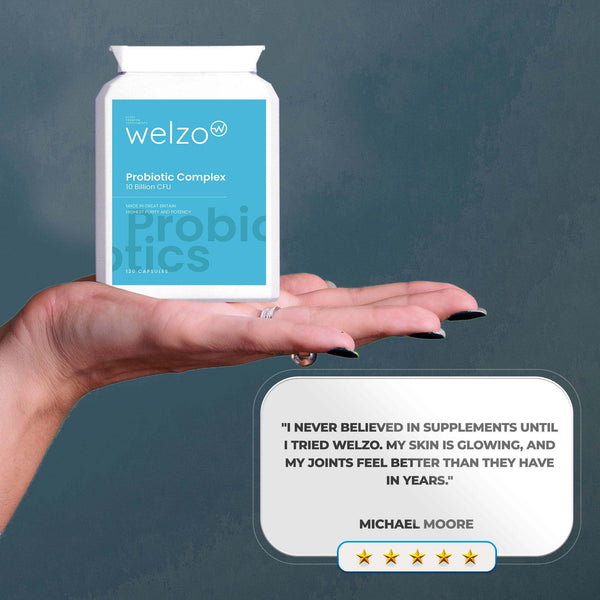 Welzo Probiotic Complex 10 Billion CFU 120 Capsules