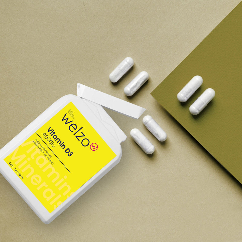 Welzo Vitamin D3 4000IU 365 tablety