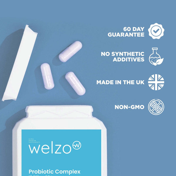 Welzo Probiotic Complex 10 Billion CFU 120 Capsules