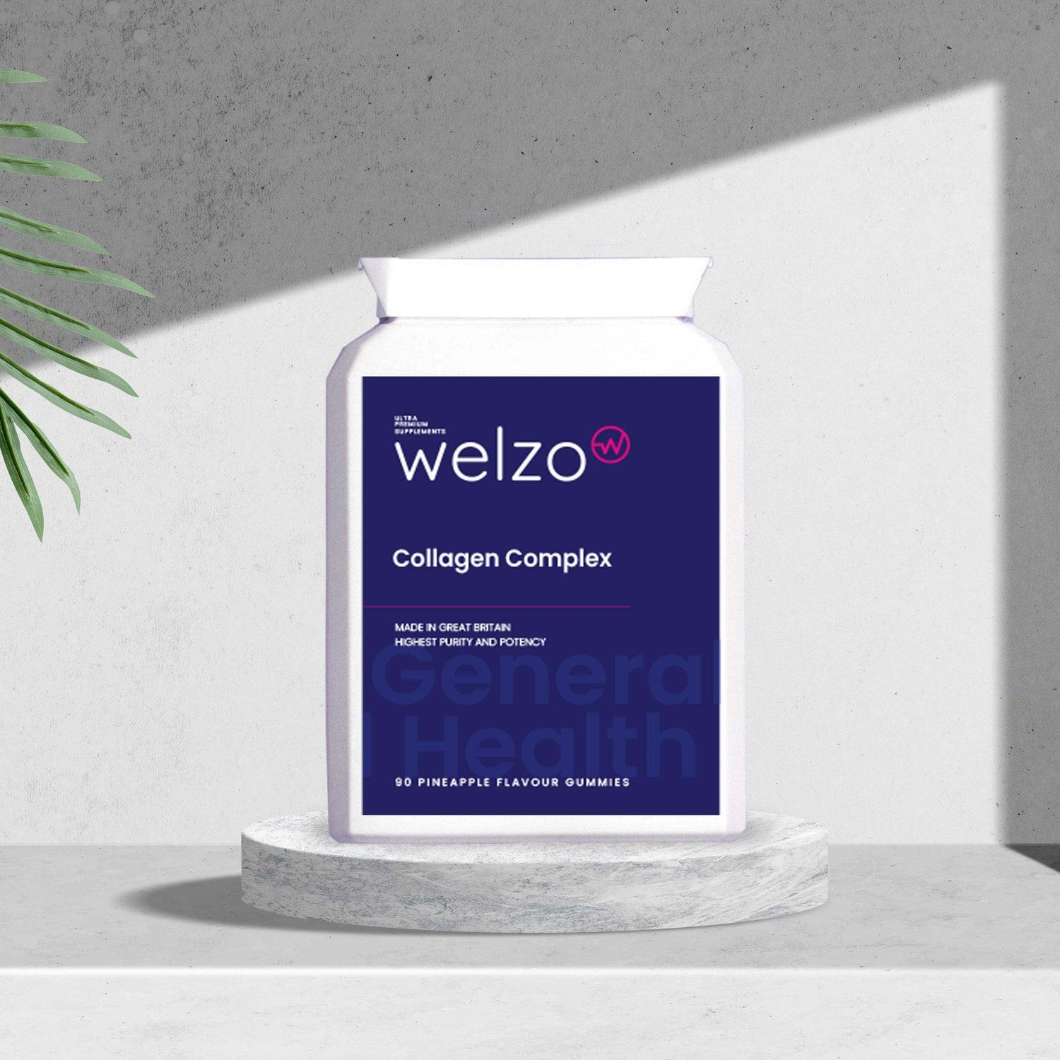 Welzo Collagen Complex - 90 Pineapple Flavour Gummies