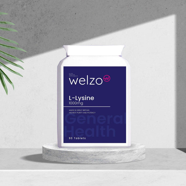 Welzo L-Lysine 1000mg 90 Tablets