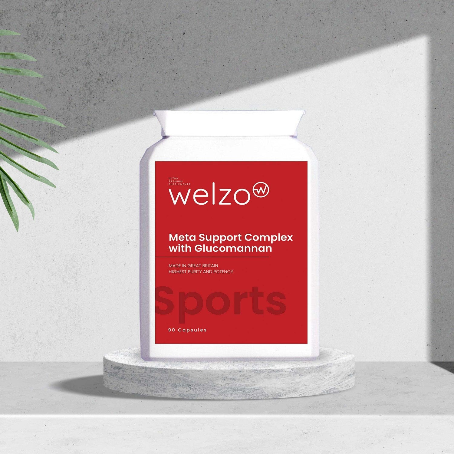 Welzo Meta Support Complex med Glucomannan 90 kapsler