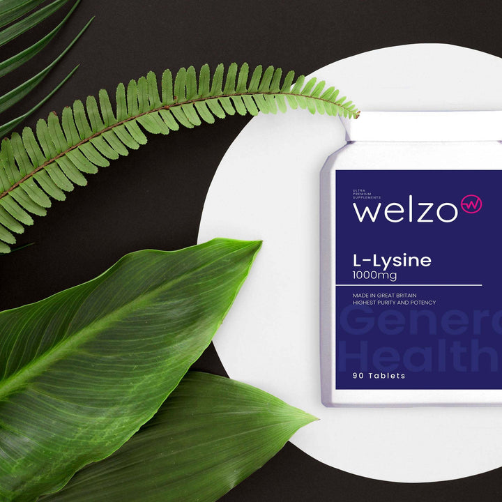 Welzo L-Lysine 1000mg 90 Tablets