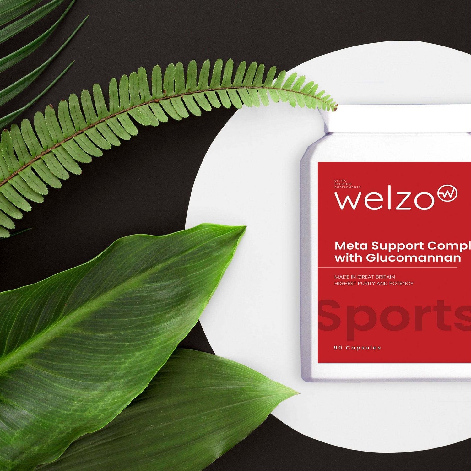 Welzo Meta Support Complex with Glucomannan 90 Capsules