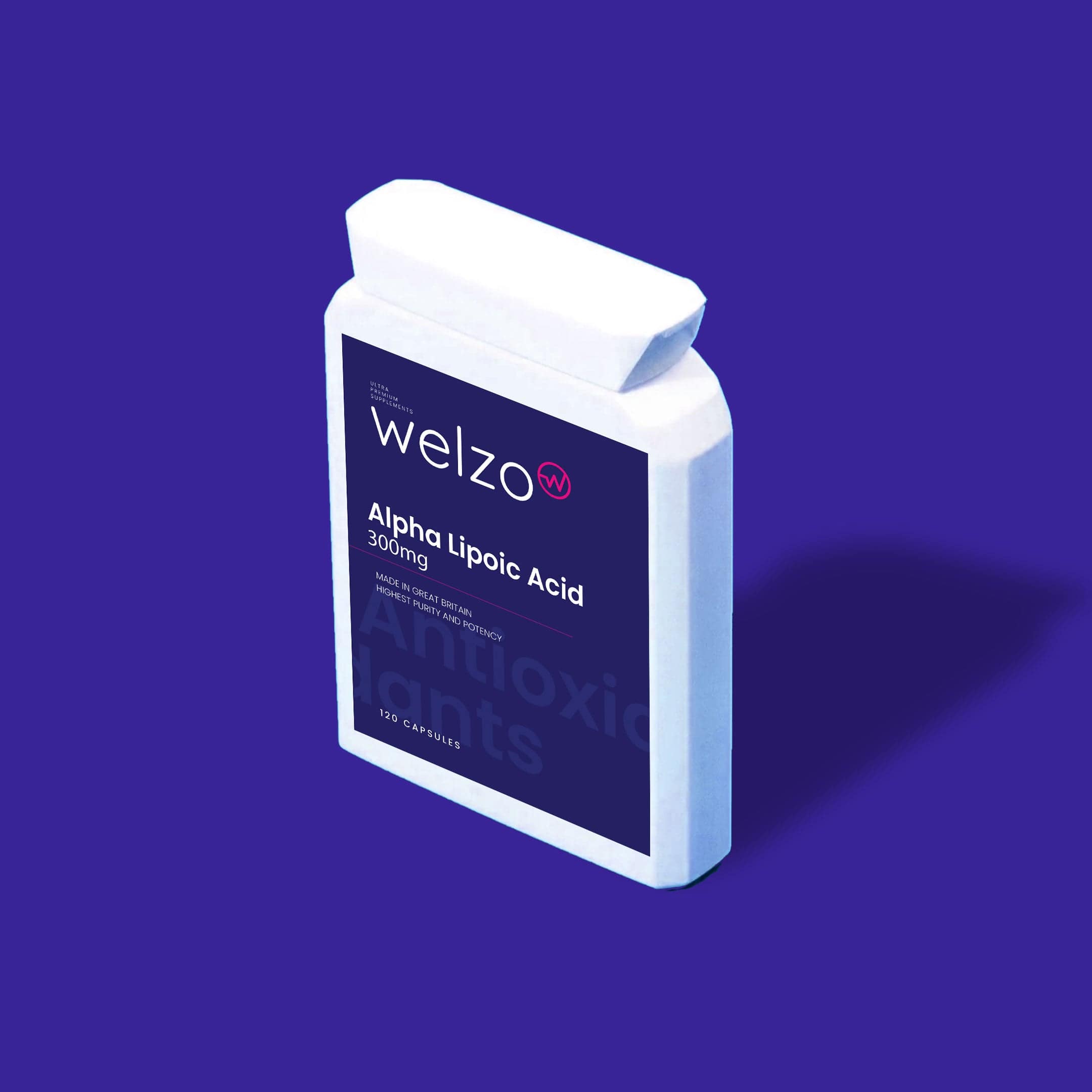 Welzo Alpha Lipoic Acid 300mg 120 Capsules