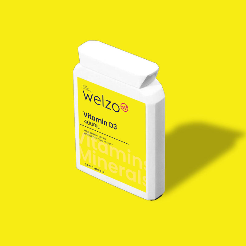 Welzo Vitamin D3 4000IU 365 tablety
