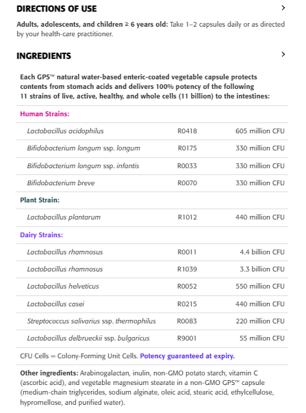 Acidophilus Ultra (120 capsules) - New Roots Herbal