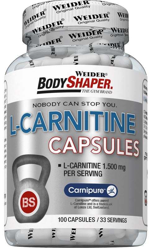 Weider L-Carnitine Capsules - 100 caps