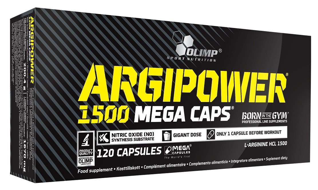 Olimp Nutrition Argi Power 1500, Mega Caps - 120 caps