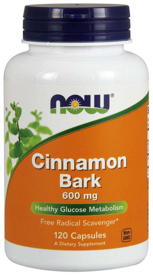 NOW Foods Cinnamon Bark, 600mg - 120 caps