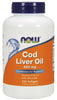 NOW Foods Cod Liver Oil, 650mg - 250 softgels