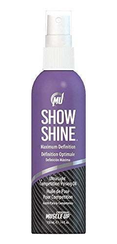 Pro Tan Show Shine, Maximum Definition Ultra Light Competition Posing Oil Spray - 118 ml.