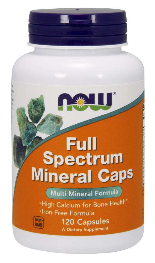 NOW Foods Full Spectrum Minerals, Iron-Free - 120 caps