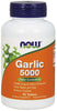 NOW Foods Garlic 5000, Odor Controlled - 90 tablets