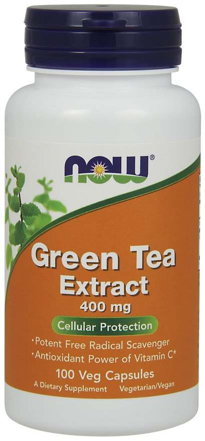 NOW Foods Green Tea Extract, 400mg - 100 vcaps