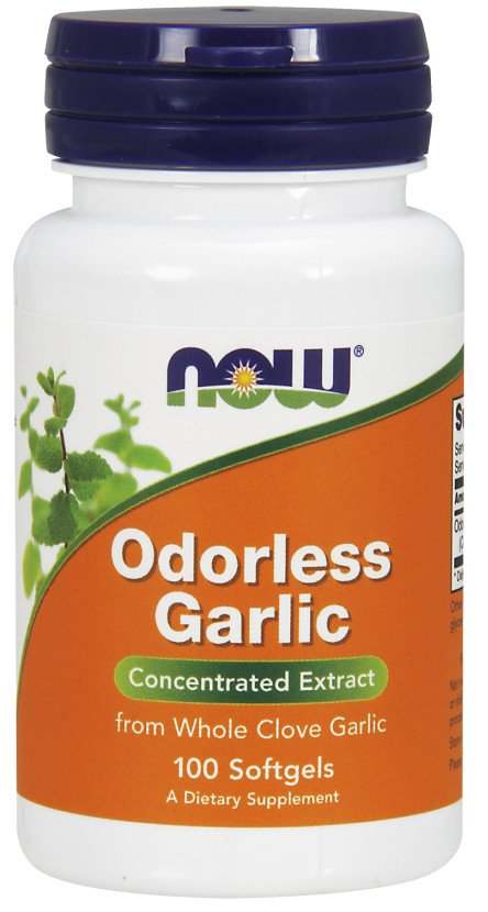 NOW Foods Odorless Garlic - 100 softgels