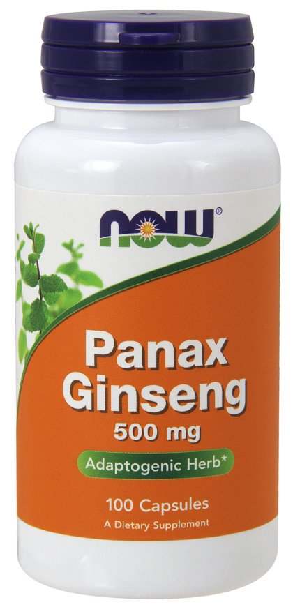 NOW Foods Panax Ginseng, 500mg - 100 caps